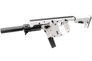KRYTAC Kriss Vector Airsoft AEG SMG Rifle ( Alpine White Limited Edition ) ( With Mock Suppressor )