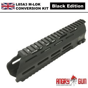 Angry Gun L85A3 M-LOK Conversion Kit For G&G / ICS L85 AEG / WE L85 GBBR ( Black Edition ) 