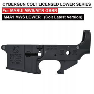 Angry Gun COLT M4A LATEST VERSION CNC Lower Receiver for Marui TM MWS / MTR GBB ( Colt Licensed w/ Roll Marking Press )