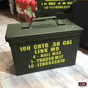 Metal .50 CAL Ammo Can Box Storage Airtight & Waterproof Stackable Storage ( Type 3 Layers Parts Baskets )