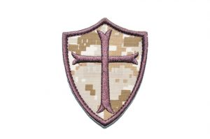 Navy Seals Crusader Cross Patch ( AOR1 ) ( Free Shipping )