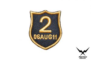 NSWDG EX17 Memorial No.2 06 AUG 11 Patch ( Gold Black ) ( Free Shipping )
