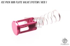 Poseidon ICE PICK GBB Flute Valve System ( Red ) ( Marui / WE System Only )