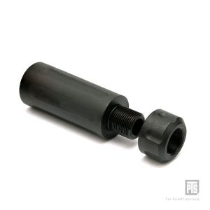 PTS E9 18 to 14mm CCW 2inch Barrel Extension with Thread Protector ( Black )