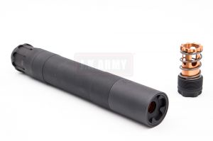 RGW OBS Style Dummy Silencer for UMAREX / VFC MP5 ( Black )