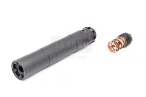 RGW OBS 9mm Style Dummy Silencer for UMAREX / VFC MP5 / 14mm CCW Thread Adaptor ( Black )