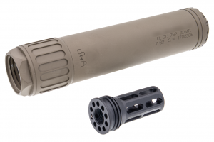 RGW HX-QD 762 SDMR Style Dummy Silencer ( 14mm CCW ) ( Cerakote FDE )