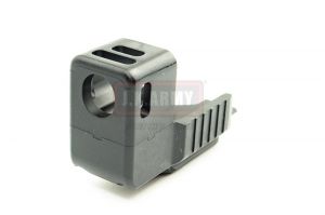 Pro-Arms Airsoft DHD Compensator Mount Type for TM / WE / Umarex / VFC G19 ( BK )