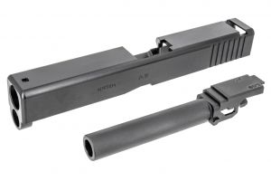 Pro-Arms Steel Slide Set for Marui Model 17 Gen4 GBB Pistol Series ( DLC Finish Black ) ( Limited Edition TM G17 Gen 4 )