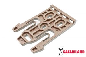 Safariland Model 6004-19 Quick Locking System Holster Fork ( QLS 19 ) ( FDE )