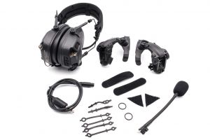 FMA FCS AMP Style Noise Reduction Headset Black