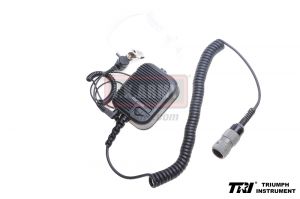 TRI Hand Speaker PTT ( Military Pin Ver. ) with Jack Air Tube Microphone