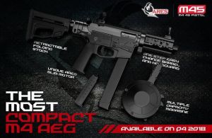Ares M45X-S ( Short ) Pistol AEG ( BK )