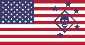 US X MARSOC RAIDERS Flag ( Size:No.4 )