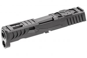 Nova NSO Reptile Cut Style Steel Slide Set for SIG AIR / VFC P320 M17 M18 GBBP Series ( Black )