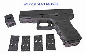 WE Model 19 Gen3 MOS GBB Pistol ( Black )