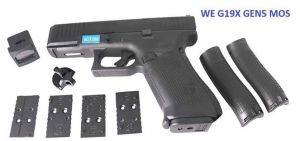 WE Model 19X Gen5 MOS GBB Pistol ( Black )