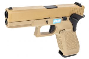 WE Model 17 G5 Secret Ver Metal Slide GBB Pistol ( TAN ) ( 17 GEN 5 )
