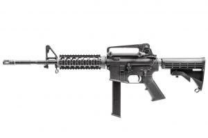 WE M4 RIS PCC Version GBB Rifle Airsoft ( Black )