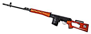 WE ACE VD ( SVD ) Sniper GBB Rifle ( Real Wood , Aluminum )