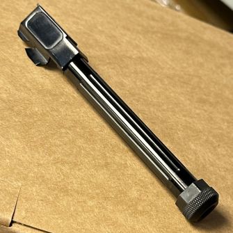 [ CLEARANCE SALE ] Ace 1 Arms Model 17 Stainless Steel 14mm CCW Threaded Outer Barrel For TM G17 Gen3 Spec. GBBP