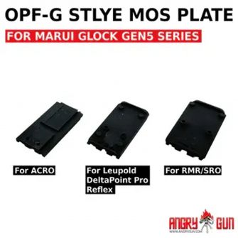 Angry Gun OPF-G Style Optic Plate For Marui TM G17 Gen5 MOS GBBP 