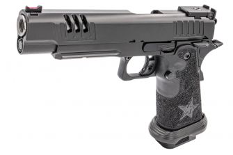 EMG Staccato Licensed XL 2011 ( Stippling Grip Version ) Hi-Capa GBB Pistol  Airsoft ( by ARMY )