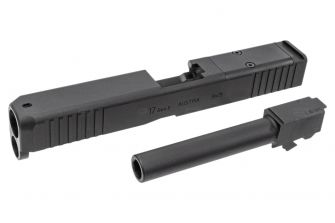 BFA Steel Slide & Outer Barrel For UMAREX GHK Glock 17 G17 Gen5 MOS GBBP