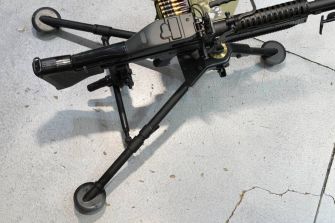 BATTLEAXE Steel M122 Type Adjustable Tripod For A&K M60 AEG