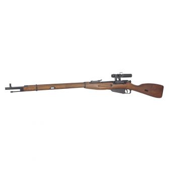 Double Bell Mosin Nagant M1891 / 30 With 3.5X PU Scope Shell-Ejecting Spring Power Rifle Airsoft 