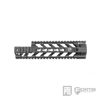 PTS Fortis REVTM Free Float Rail System 9 CAR Cutout ( Black