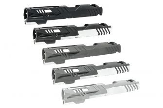 Gunsmith Bros CNC Aluminum Light Style Slide For Marui TM Hi-Capa GBBP Series