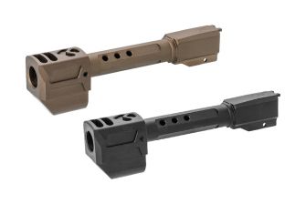 GUNDAY Aluminum Type G Outer Barrel With Compensator For SIG AIR / VFC P320 M18 GBBP