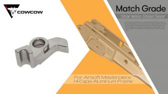 COW Stainless Steel Sear For Airsoft Masterpiece AM Aluminum Frame