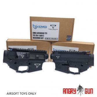 EMG TTI Licensed TR-1 GEN 2 CNC Aluminum Upper & Lower Receiver Conversion Kit for Tokyo Marui TM M4 MWS GBBR Series ( Limited Edition ) ( by Angry Gun )