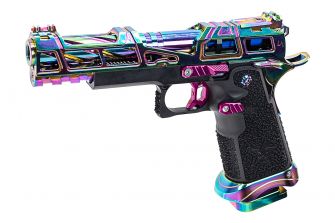 LA Capa & Nexxspeed Rainbow Hyper Tornado Hi-Capa GBB Pistol