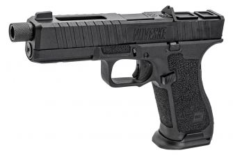 EMG Noveske DM Glock 17 Gen5 MOS GBB Pistol Airsoft with SCORPIP Stippled Grip ( JKTG Custom Made ) 