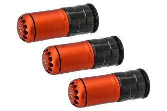 King Arms 120 Rounds V3 40mm Airsoft Gas Grenade Cartridge Set ( 3 Pieces ) 