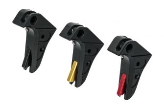 LAI GUNS CNC Aluminum Adjustable Straight Trigger For Marui TM G17 Gen5 MOS GBBP 