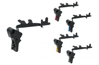 LAI GUNS Straight Trigger Set For Umarex / VFC Walther PDP GBBP ( Black ) 