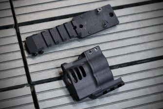 Revanchist 3D Printed Optic Mount & Compensator Set For Ares S&W 686 2" CO2 Revolver 