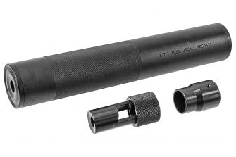 RGW MK12 OPS Style SPR Dummy Silencer / Barrel Extension ( 14mm CCW ) ( Black ) 