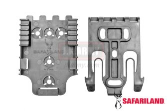 Safariland Model 6070 CUBL Slotted Mid-Ride Universal Belt Loop ( 2.25  Belt Width ) ( FDE )