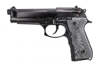 WE M92 Eagle Full Auto GBB Pistol Airsoft ( New System ) ( Black )