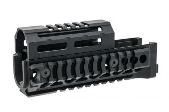 WII TECH CNC Aluminum Alpha 6" Quad Rail Handguard For Marui TM AKM GBBR 