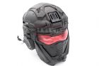 SRU Airsoft Tactical Helmet Set ( Black )