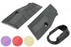 5KU Aluminum LOK Style Short Grip Panel and Magwell For ASG KJ Shadow 2 GBBP Series