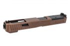 5KU CNC Aluminum T Style Combat Master Ballerina G34 Type Slide Set For Marui TM G17 Gen5 MOS GBBP 