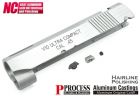 Gurader Aluminum Slide for TM Marui V10 GBB Pistol Airsoft ( Silver Polishing  )