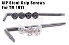 AIP Steel Grip Screws For TM1911 ( Type 1 / 2 / 3 & BK / SV )
